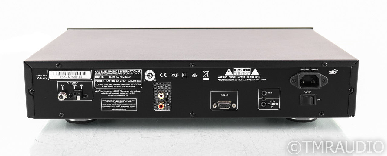 NAD C 427 Digital AM / FM Tuner; C427; Black; Remote
