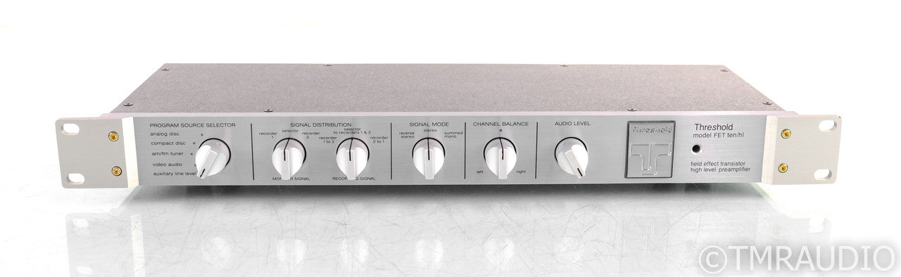 Threshold FET ten/hl Vintage Stereo Preamplifier; 10-HL; Nelson Pass