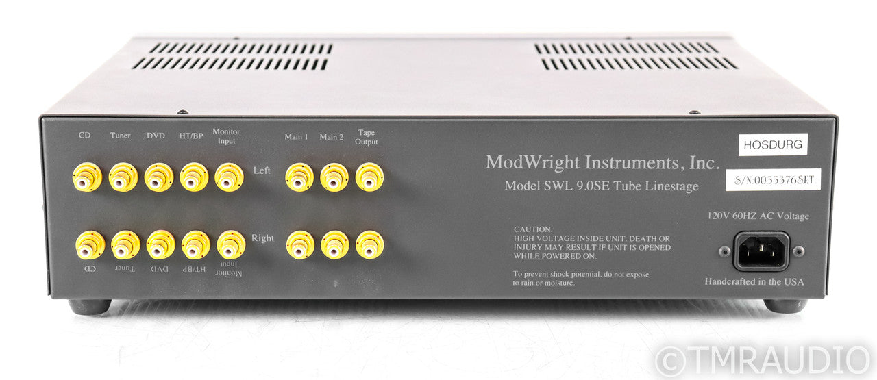 Modwright SWL 9.0SE Stereo Tube Hybrid Preamplifier; SWL9.0 SE; Remote