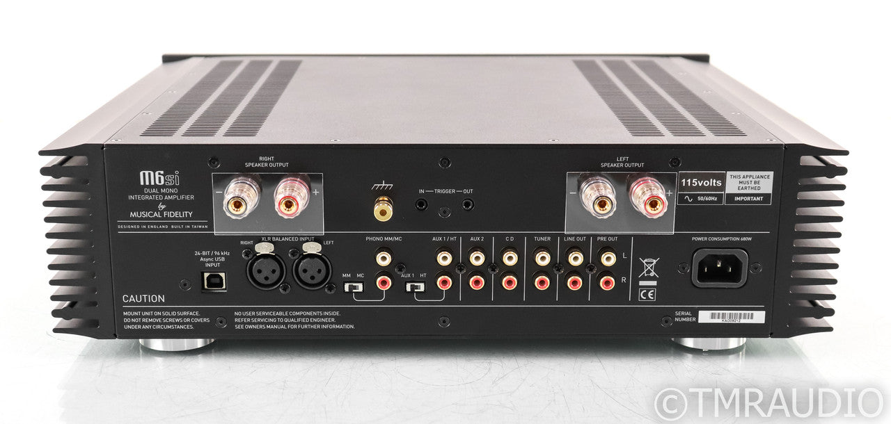 Musical Fidelity M6si Stereo Integrated Amplifier; M6-si; Remote; Black; USB
