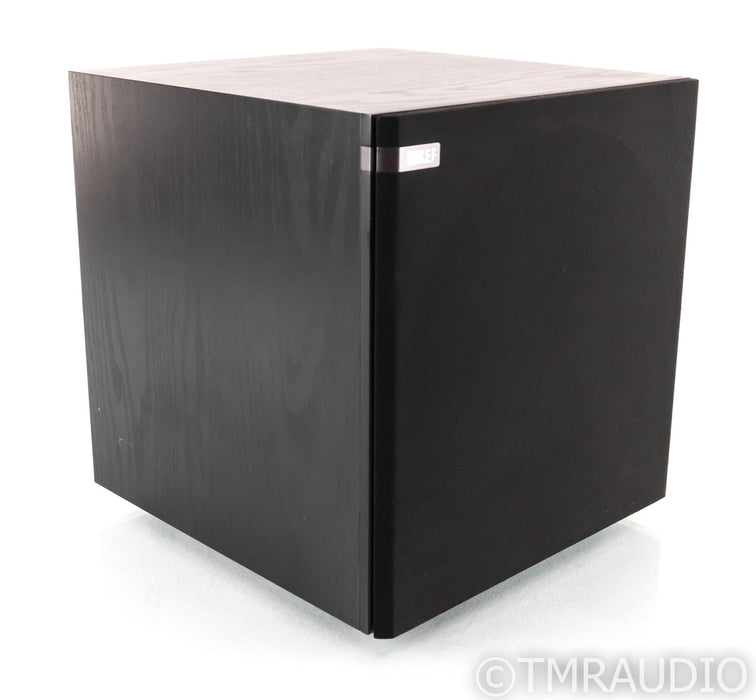 KEF Q400b 10" Powered Subwoofer; Black Oak; Q-400b