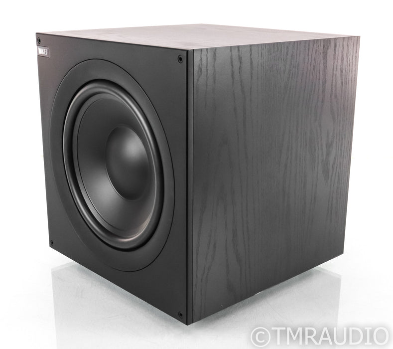 KEF Q400b 10" Powered Subwoofer; Black Oak; Q-400b