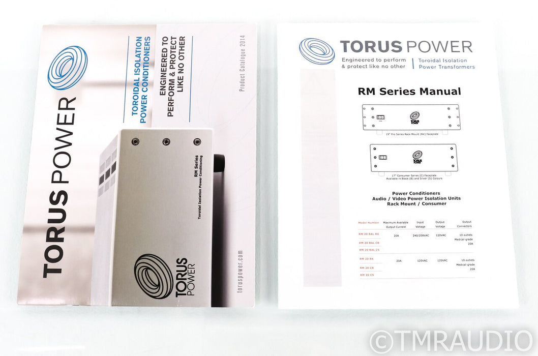 Torus Power RM 20 Bal CS AC Power Line Conditioner; RM-20 Balanced; 240V Input