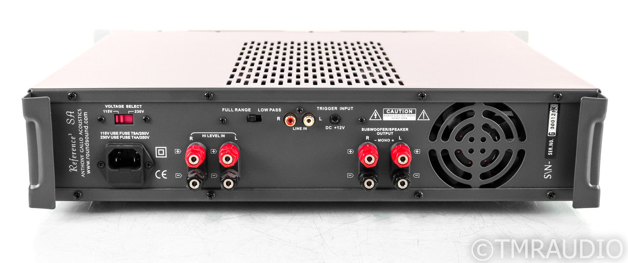 Anthony Gallo Acoustics Reference 3 SA Power Amplifier; Crossover; Subwoofer