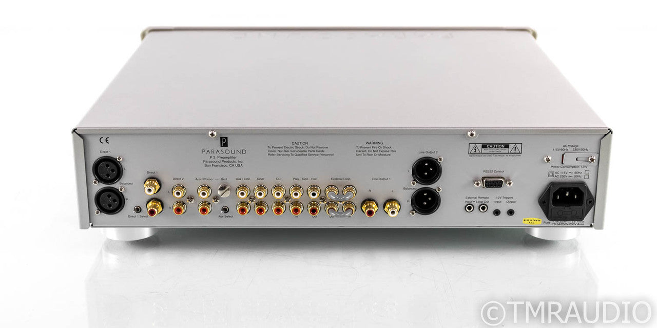 Parasound Halo P3 Stereo Preamplifier; P-3; Remote; MM Phono