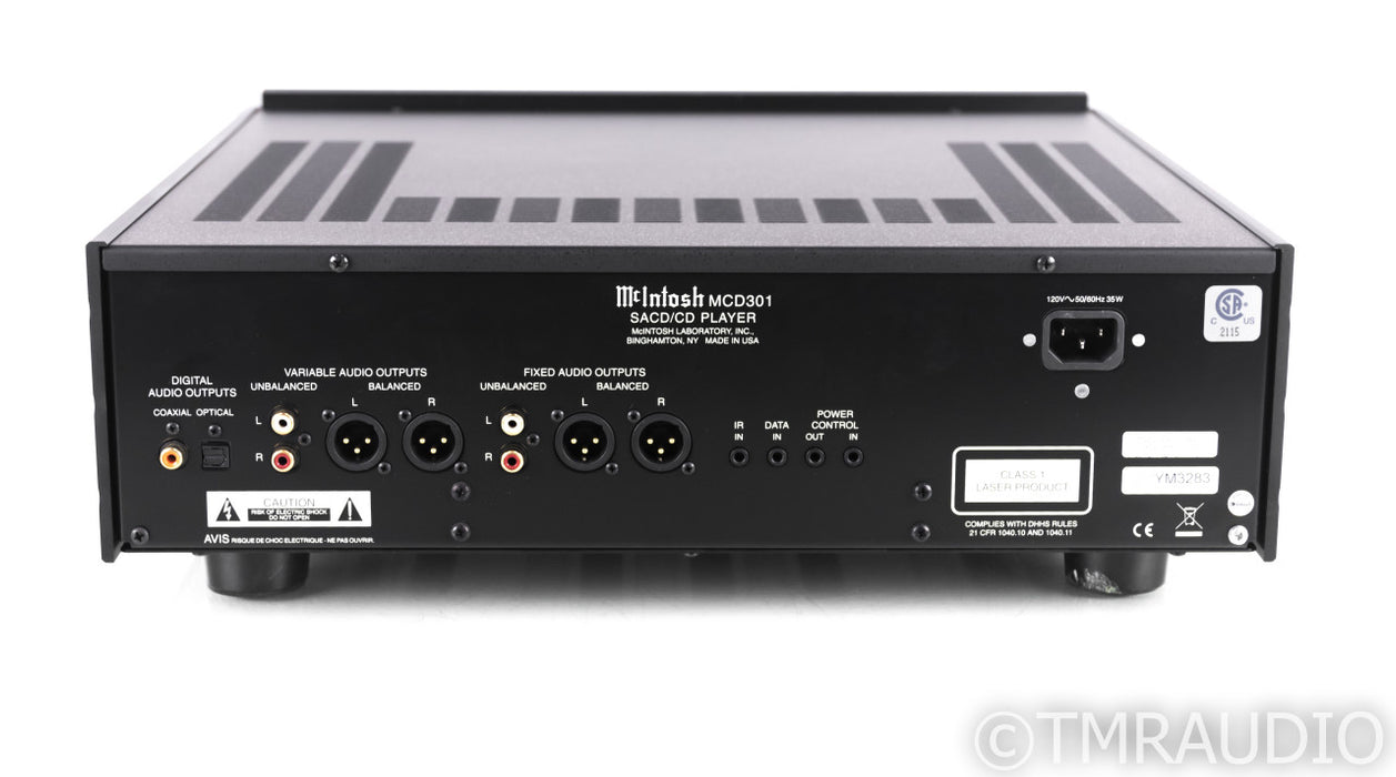McIntosh MCD301 SACD / CD Player; MCD-301; Remote