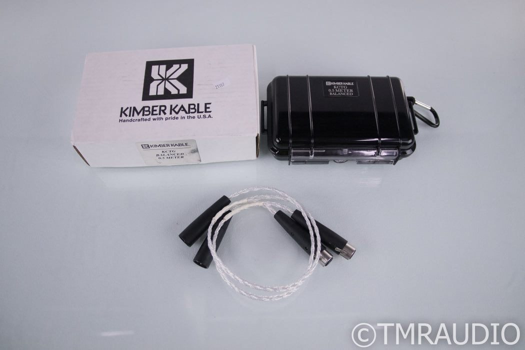Kimber Kable KCTG XLR Cables; .5m Pair Interconnects