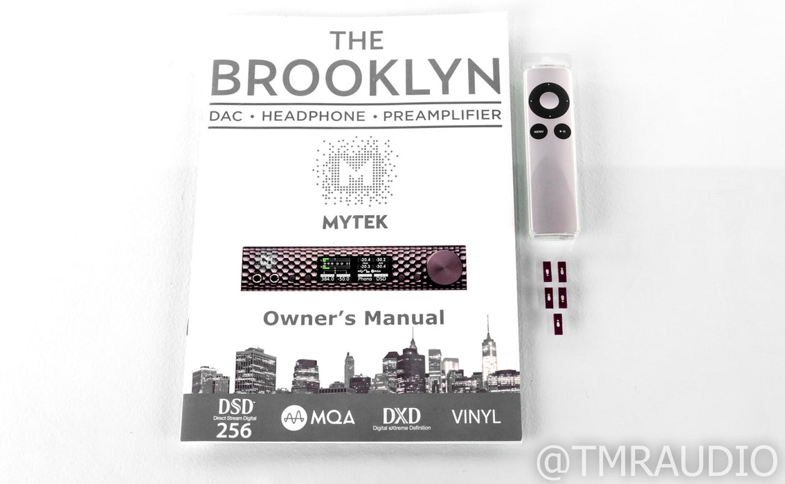 Mytek Brooklyn MQA DAC; D/A Converter; Headphone Amplifier; Preamplifier