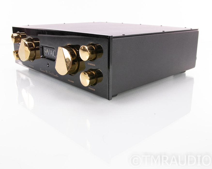 V.A.C. Renaissance Mk 3 Stereo Tube Preamplifier; MK III; MM/MC Phono; Remote
