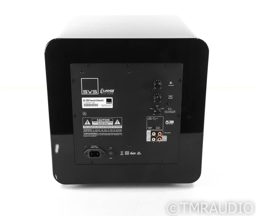 SVS SB-2000 12" Powered Subwoofer; Gloss Black; SB2000