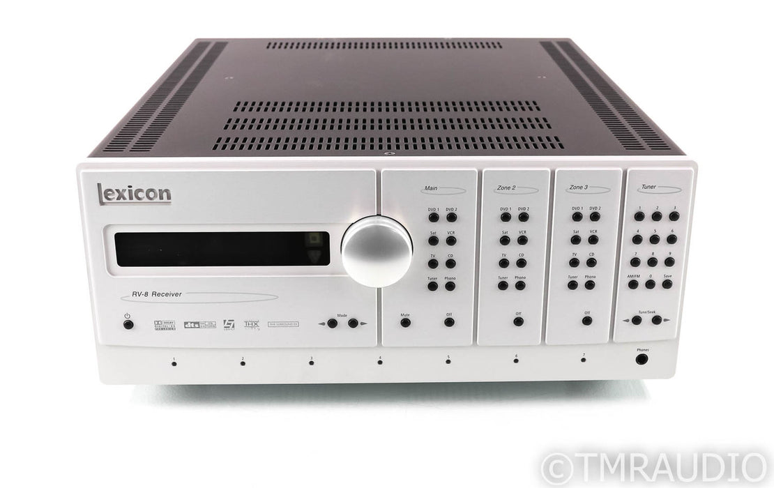 Lexicon RV-8 7.1 Channel Home Theater Receiver; RV8; Remote; AS-IS (No Output)