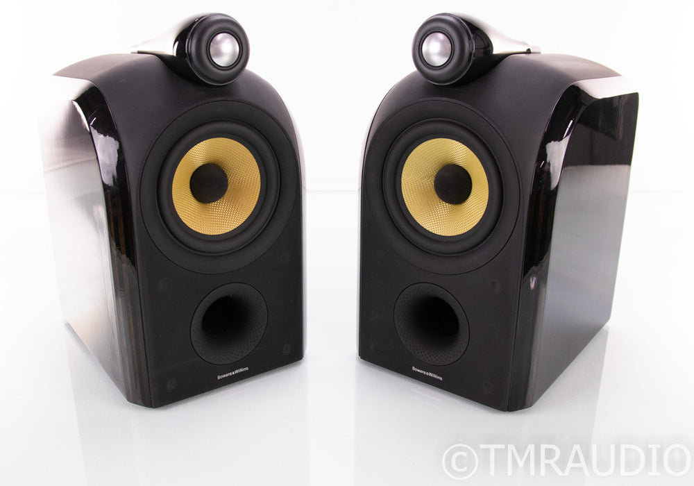 B&W PM1 Bookshelf Speakers; Mocha Gloss Pair