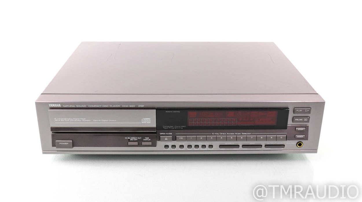 Yamaha CDX-920 Vintage CD Player; CDX920; Remote