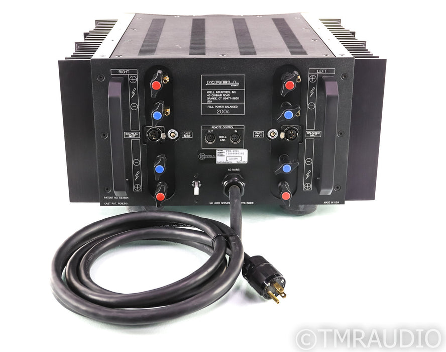 Krell Full Power Balanced 200c Stereo Power Amplifier; FPB-200c