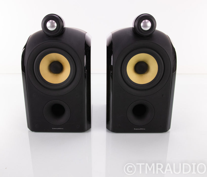 B&W PM1 Bookshelf Speakers; Mocha Gloss Pair
