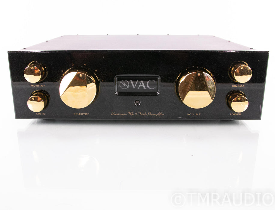 V.A.C. Renaissance Mk 3 Stereo Tube Preamplifier; MK III; MM/MC Phono; Remote