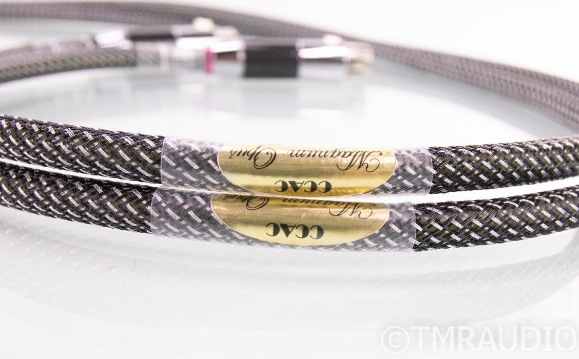 Crystal Clear Audio Magnum Opus XLR Cables; 1.5m Pair Balanced Interconnects