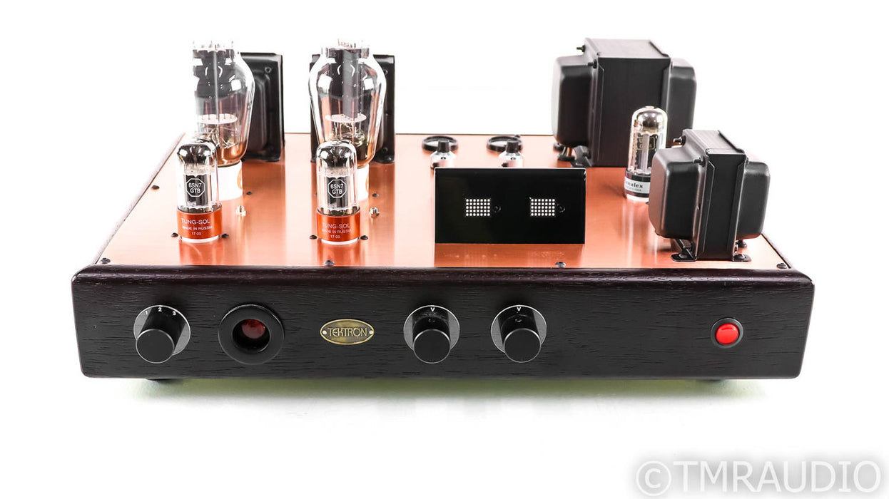 Tektron TK2A3/50S-I REF Stereo Tube Integrated Amplifier; Black Laquer / Copper