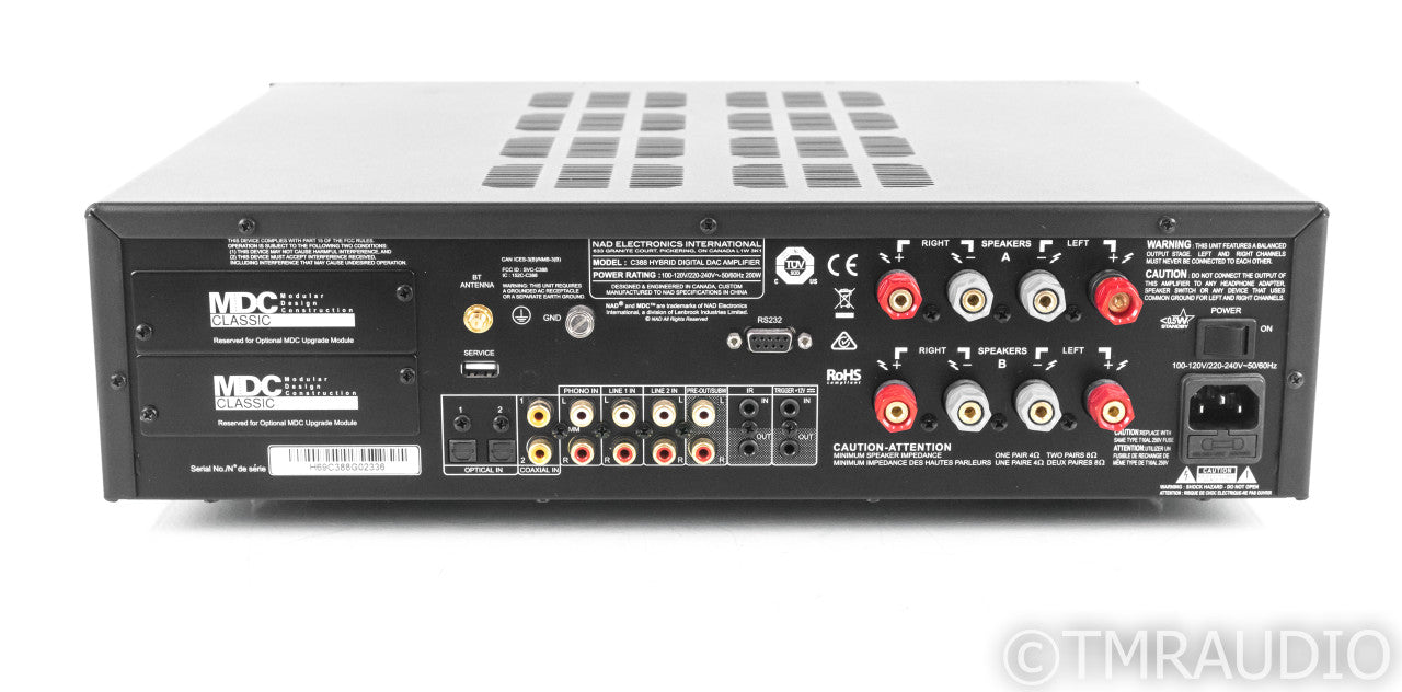 NAD C 388 Stereo Integrated Amplifier; C388; DAC; Remote