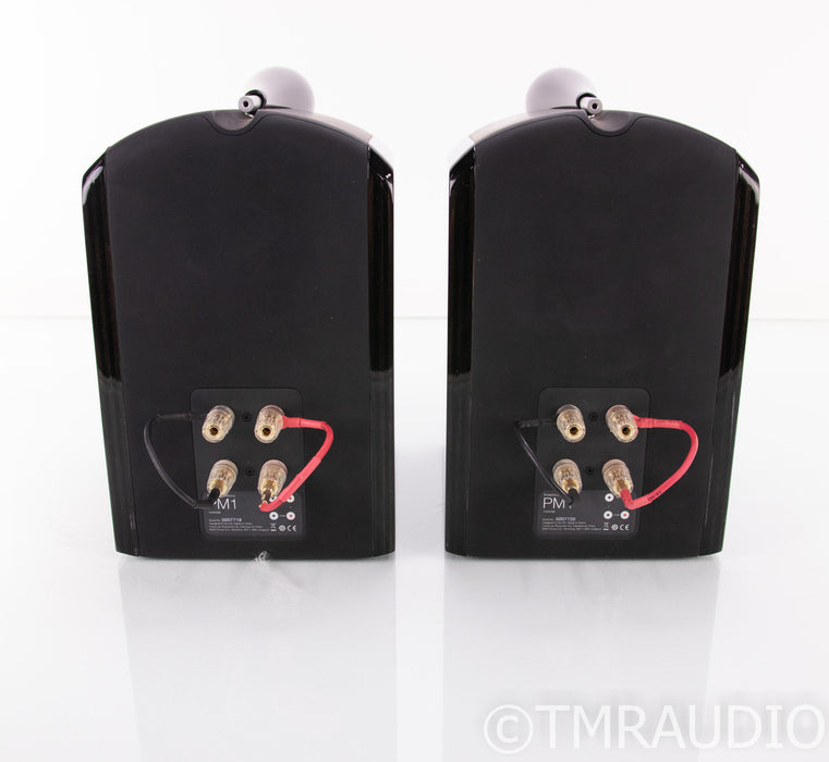 B&W PM1 Bookshelf Speakers; Mocha Gloss Pair