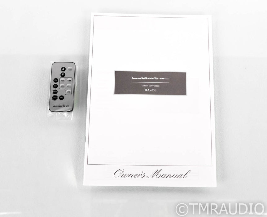 Luxman DA-250 DAC; DA250; D/A Converter; Lecua; Remote (New / Open Box)