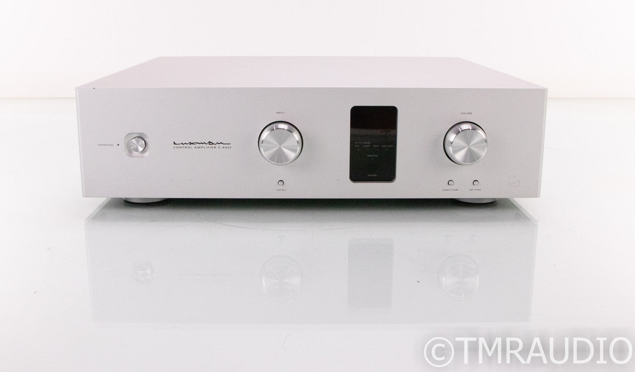 Luxman C-600f Stereo Preamplifier; C600F; Remote — The Music Room
