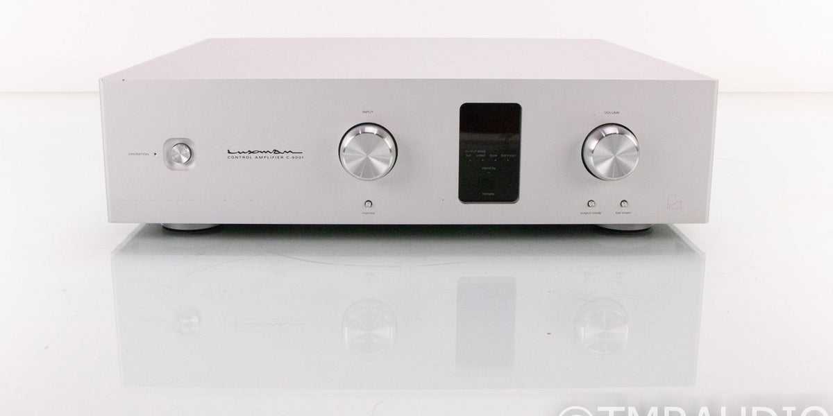 Luxman C-600f Stereo Preamplifier; C600F; Remote — The Music Room