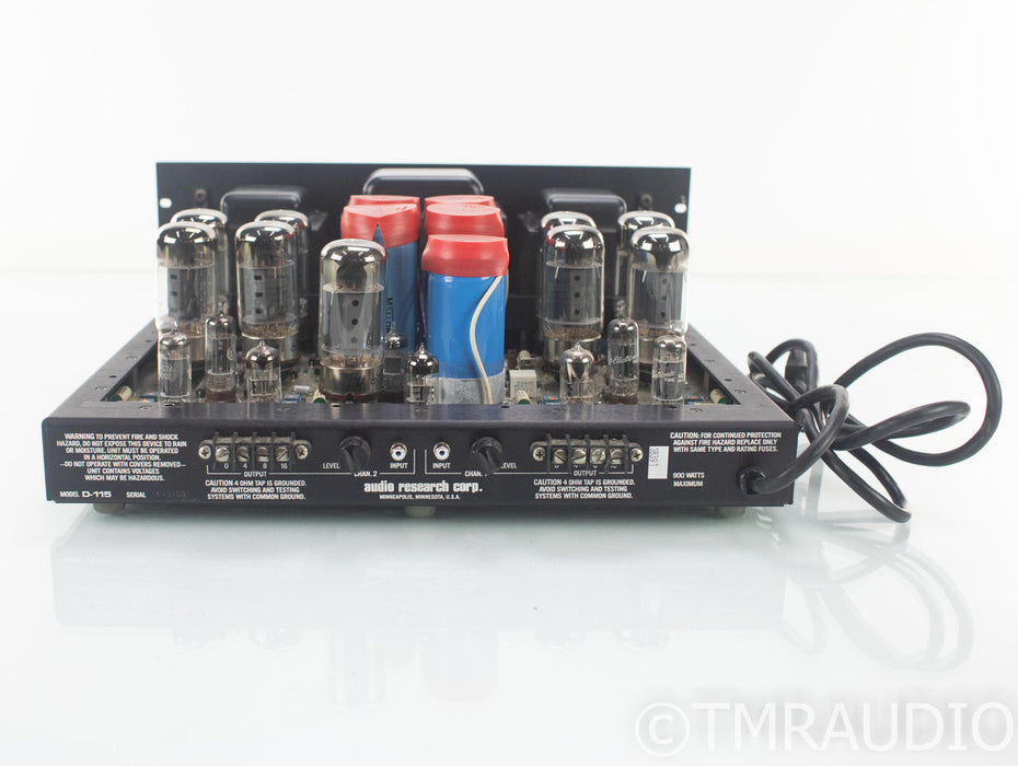 Audio Research D-115 Vintage Stereo Tube Power Amplifier