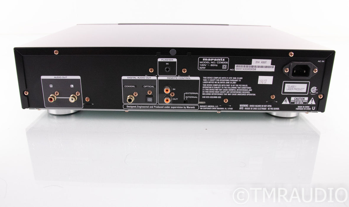 Marantz CD6005 CD Player; CD-6005; Remote