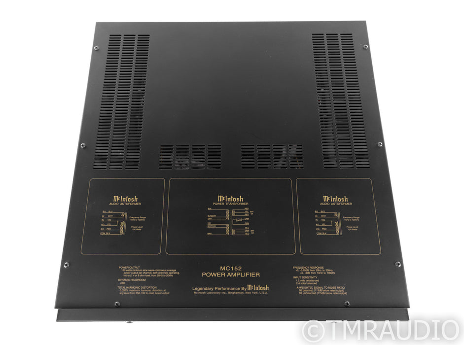 McIntosh MC152 Stereo Power Amplifier; MC-152
