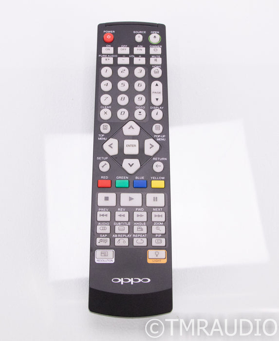 Oppo BDP-93 Universal Blu-Ray Player; BDP93; Remote