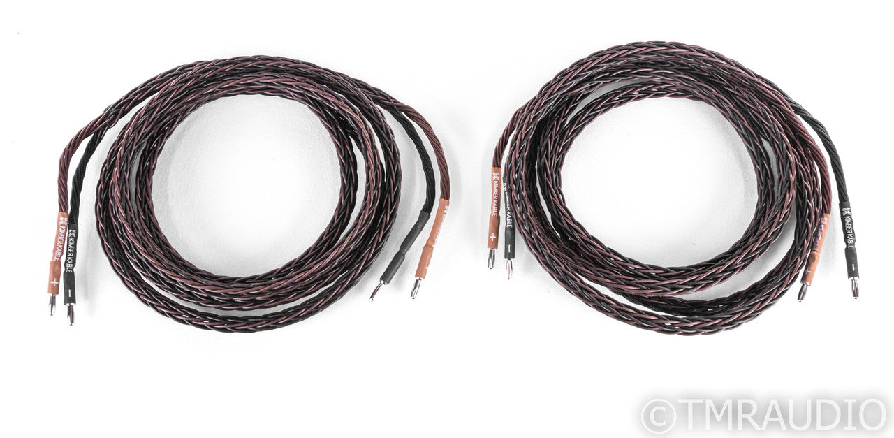 Kimber Kable Classic 8PR Speaker Cables; 8ft Pair; SBAN Plugs