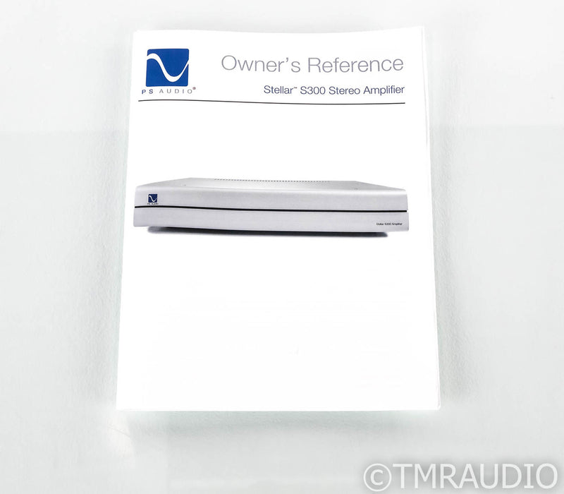 PS Audio Stellar S300 Stereo Power Amplifier; S-300 (Used)