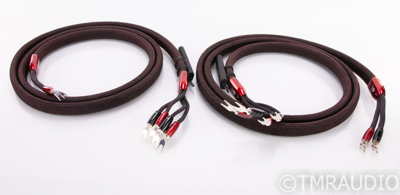 AudioQuest Redwood BiWire Speaker Cables; 10ft Pair; 72v DBS