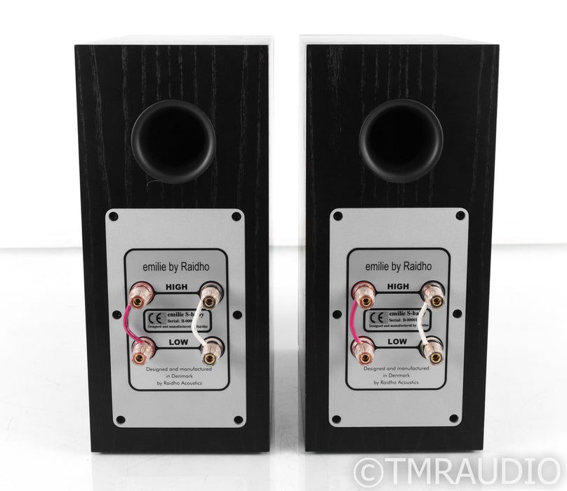 Raidho Acoustics emilie S-baby Bookshelf Speakers; Black Ash Pair