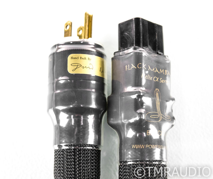 Shunyata Black Mamba HC / CX Power Cable; Helix CX Series; 1.8m AC Cord; C19