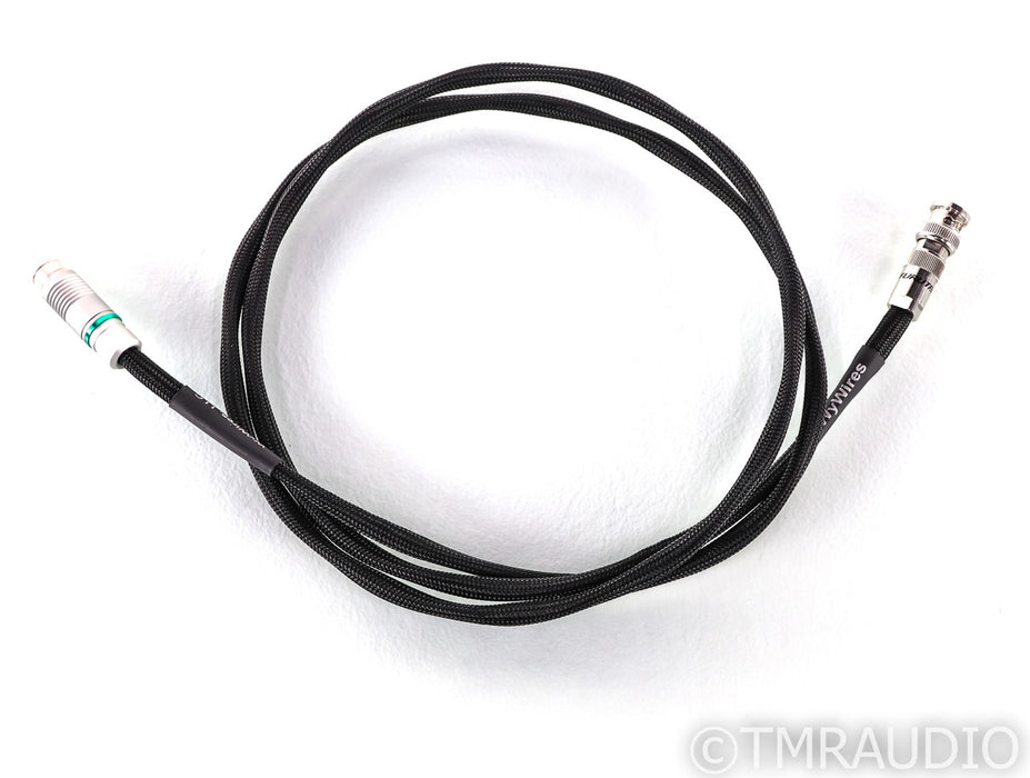 WyWires LiteSpd Blue BNC - RCA Digital Coaxial Cable; Single Custom 5ft Interconnect