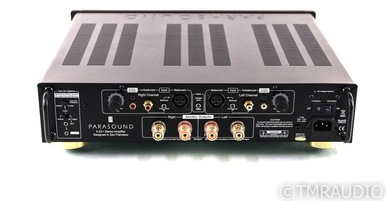 Parasound Halo A23+ Stereo Power Amplifier; A-23+