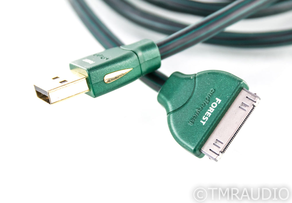 Audioquest Forest iPod USB Digital Cable; Single 1.5m Interconnect; 30-Pin