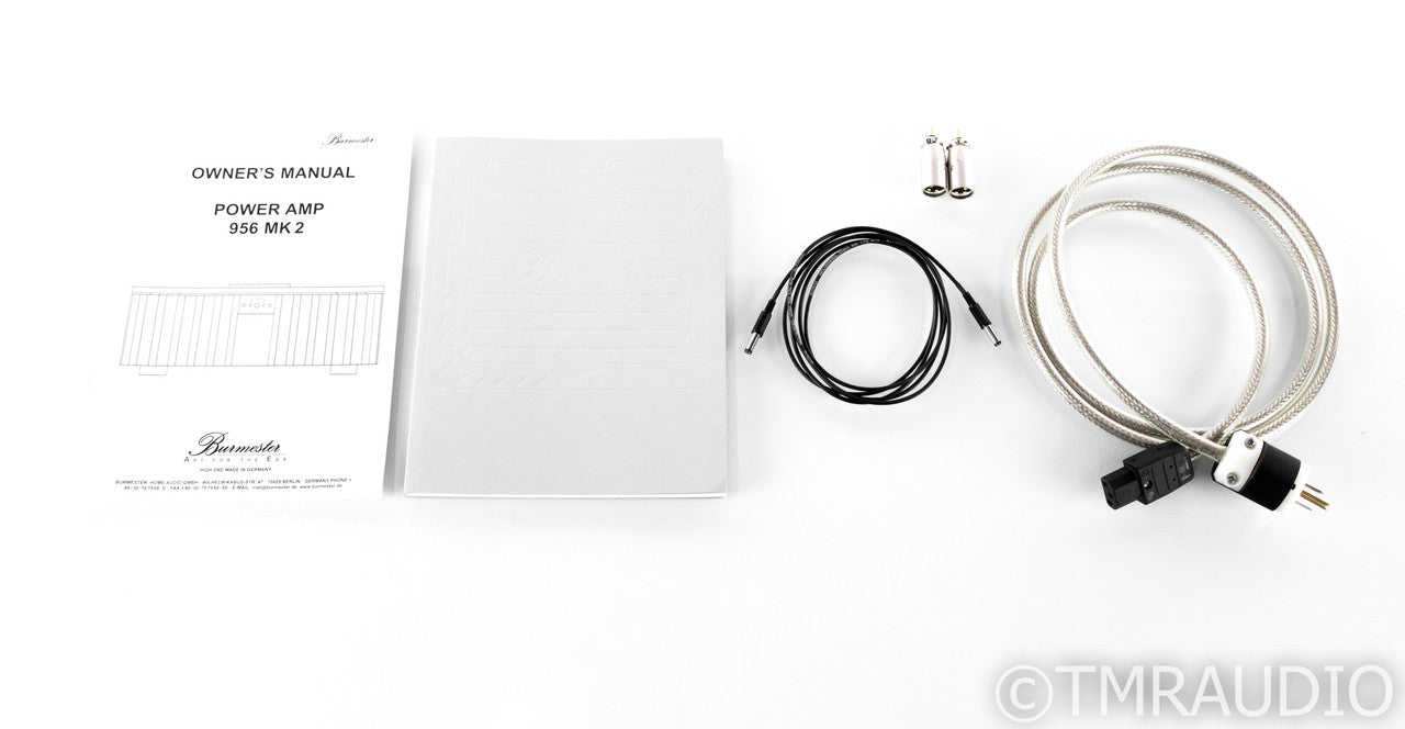 Burmester 956 MK2 Stereo Power Amplifier; Less than one month!