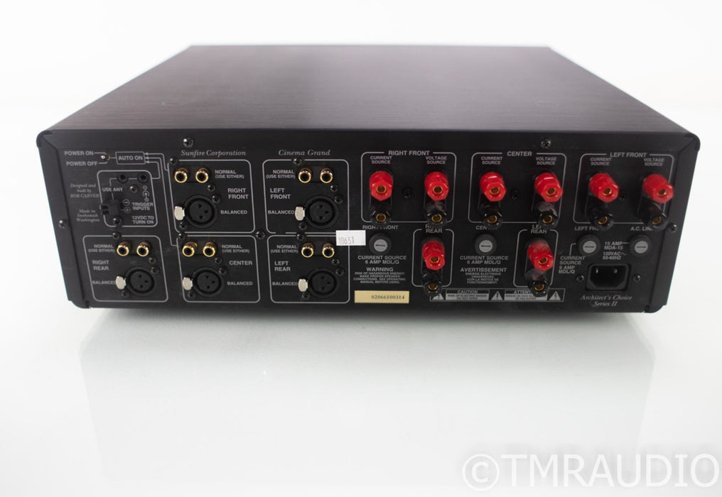 Sunfire Cinema Grand 5 Channel Power Amplifier; Architect's Choice Series II