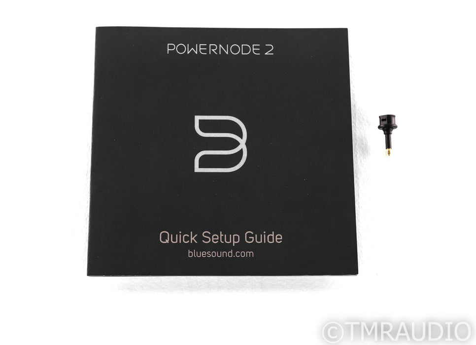 Bluesound PowerNode 2 Streaming Network Amplifier; Black