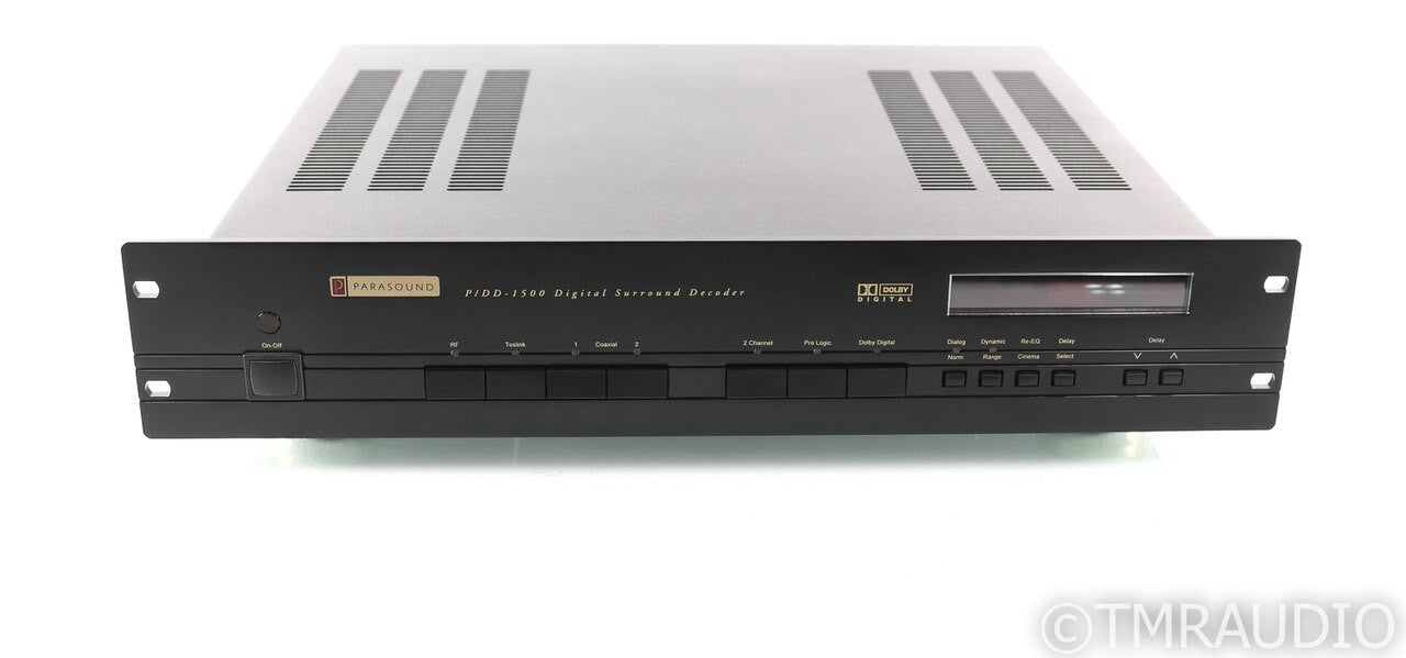 Parasound P/DD-1500 5.1 Channel Digital Surround Decoder; DAC; Remote