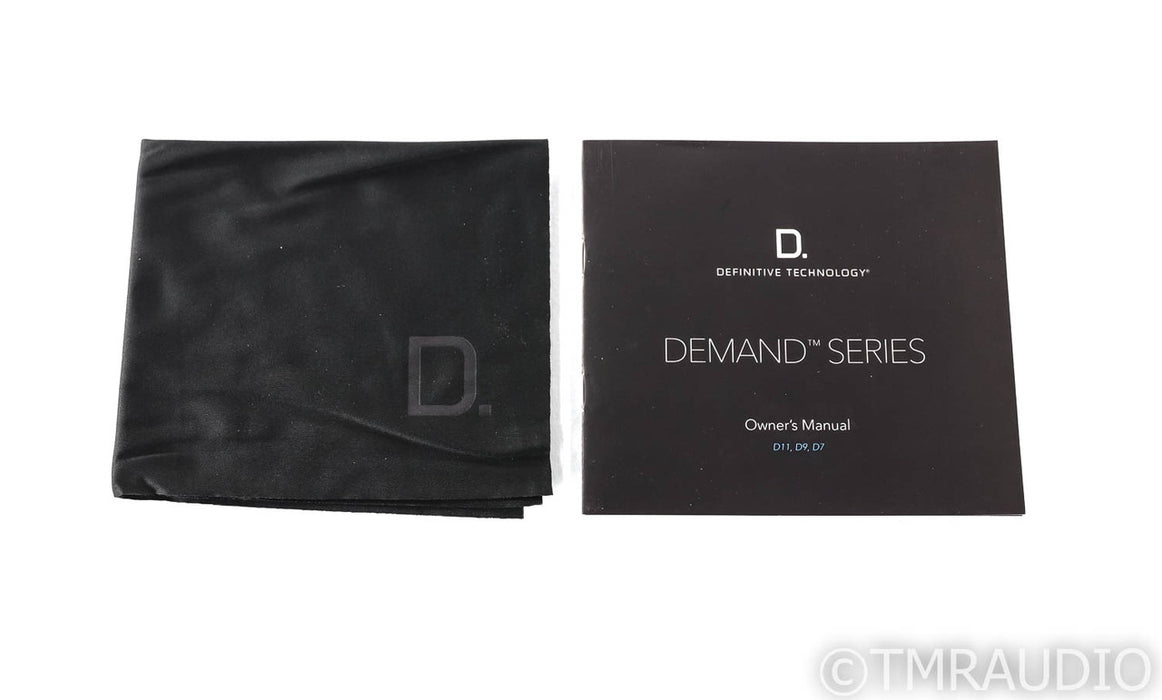 Definitive Technology Demand D11 Bookshelf Speakers; Piano Black Pair; D-11