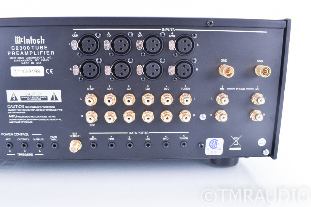 McIntosh C2300 Stereo Tube Preamplifier; C-2300 (No Remote)