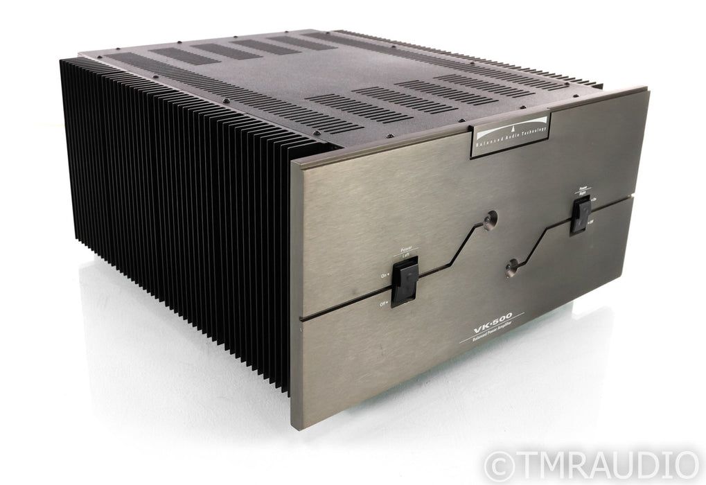 BAT VK-500 Dual Mono Power Amplifier; BAT-PAK; VK500; Brand New Caps