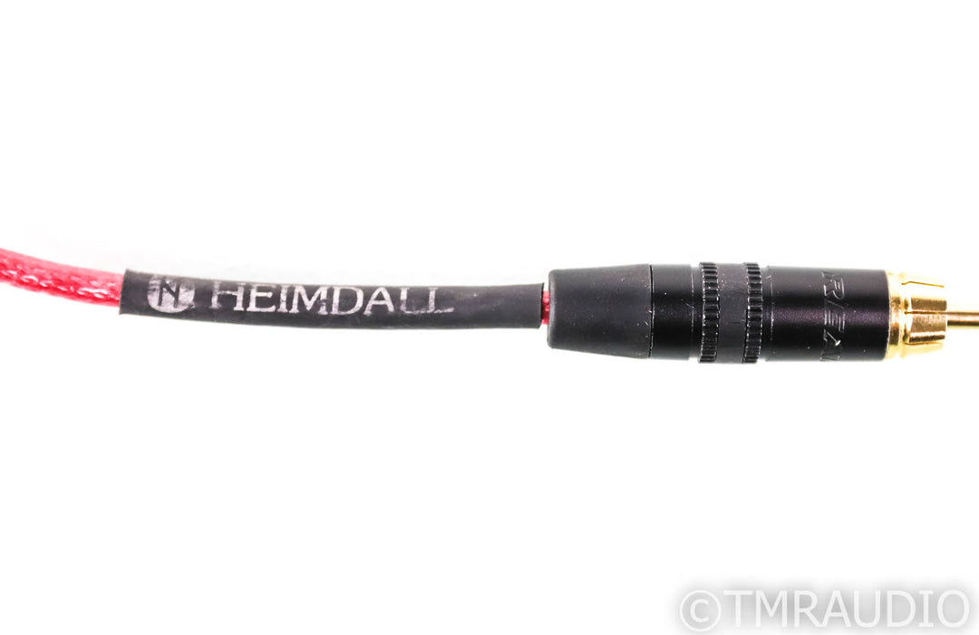 Nordost Heimdall RCA Cables; 1m Pair Interconnects