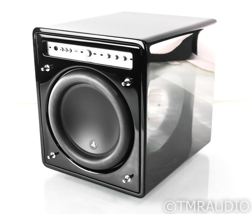 JL Audio Fathom f110 v2 10" Powered Subwoofer; Black Gloss; f110v2