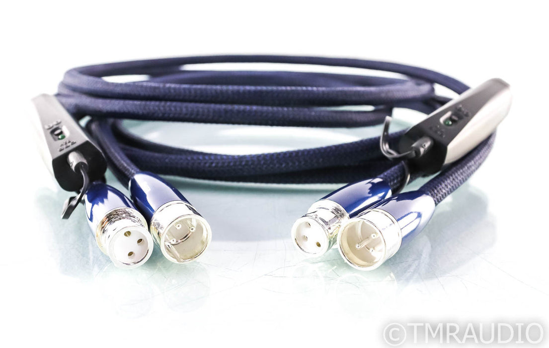 AudioQuest Water XLR Cables; 3m Pair Balanced Interconnects; 72v DBS