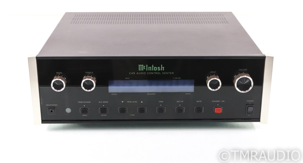 McIntosh C45 5.1 Channel Preamplifier; MM Phono; Remote; C-45